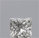 Natural Diamond 0.41 Carats, Princess with  Cut, F Color, IF Clarity and Certified by IGI