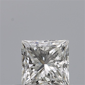 Picture of Natural Diamond 0.41 Carats, Princess with  Cut, F Color, IF Clarity and Certified by IGI