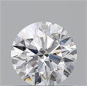 Natural Diamond 0.75 Carats, Round with Excellent Cut, D Color, SI1 Clarity and Certified by GIA