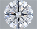 Lab Grown Diamond 3.01 Carats, Round with Excellent Cut, D Color, VS1 Clarity and Certified by IGI