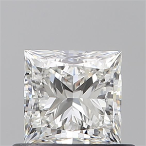 Picture of Natural Diamond 0.61 Carats, Princess with  Cut, H Color, VVS1 Clarity and Certified by GIA
