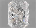 Natural Diamond 0.47 Carats, Radiant with  Cut, F Color, VVS1 Clarity and Certified by GIA