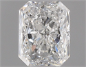 Natural Diamond 0.47 Carats, Radiant with  Cut, F Color, VVS1 Clarity and Certified by GIA
