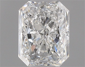 Picture of Natural Diamond 0.47 Carats, Radiant with  Cut, F Color, VVS1 Clarity and Certified by GIA