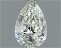 Natural Diamond 0.50 Carats, Pear with  Cut, I Color, VVS1 Clarity and Certified by IGI