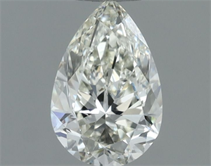 Picture of Natural Diamond 0.50 Carats, Pear with  Cut, I Color, VVS1 Clarity and Certified by IGI