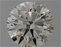 Natural Diamond 1.25 Carats, Round with Excellent Cut, I Color, VS2 Clarity and Certified by IGI