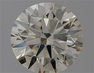 Picture of Natural Diamond 1.25 Carats, Round with Excellent Cut, I Color, VS2 Clarity and Certified by IGI