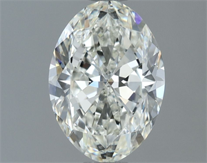 Picture of Natural Diamond 1.00 Carats, Oval with  Cut, H Color, VVS2 Clarity and Certified by IGI