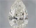 Natural Diamond 0.30 Carats, Pear with  Cut, G Color, SI1 Clarity and Certified by IGI
