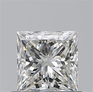 Picture of Natural Diamond 0.70 Carats, Princess with  Cut, J Color, VVS1 Clarity and Certified by GIA