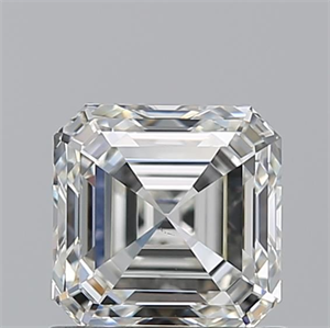 Picture of Natural Diamond 1.07 Carats, Asscher with  Cut, H Color, VS2 Clarity and Certified by GIA