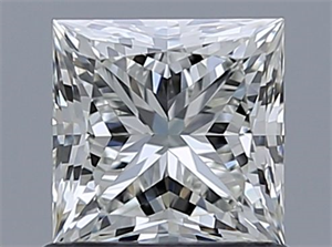 Foto Diamante Natural 0.90 quilates, Princesa , Color I, claridad VVS1 y certificado GIA de