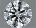 Natural Diamond 0.50 Carats, Round with Very Good Cut, J Color, VVS2 Clarity and Certified by GIA