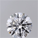 Lab Grown Diamond 1.02 Carats, Round with Ideal Cut, D Color, VVS2 Clarity and Certified by IGI