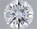 Lab Grown Diamond 2.51 Carats, Round with Excellent Cut, D Color, VVS2 Clarity and Certified by IGI
