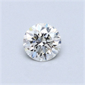 Diamante Natural 0.42 quilates, Redondo , Color F, claridad SI1 y certificado GIA