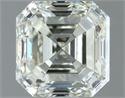 Natural Diamond 2.02 Carats, Asscher with  Cut, L Color, VS1 Clarity and Certified by IGI