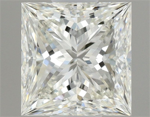 Picture of Natural Diamond 0.51 Carats, Princess with  Cut, H Color, VVS1 Clarity and Certified by GIA