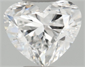 Natural Diamond 0.39 Carats, Heart with  Cut, E Color, VVS1 Clarity and Certified by GIA