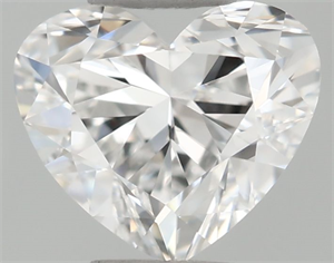 Foto Diamante Natural 0.39 quilates, Corazón , Color E, claridad VVS1 y certificado GIA de
