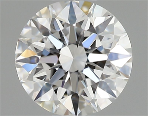 Picture of Natural Diamond 0.42 Carats, Round with Excellent Cut, D Color, VVS2 Clarity and Certified by GIA