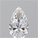 Diamante Natural 0.50 quilates, De pera , Color D, claridad VS2 y certificado GIA