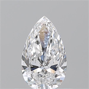 Foto Diamante Natural 0.50 quilates, De pera , Color D, claridad VS2 y certificado GIA de