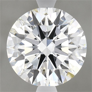 Picture of Lab Grown Diamond 3.07 Carats, Round with Ideal Cut, E Color, VVS2 Clarity and Certified by IGI