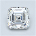 Natural Diamond 1.53 Carats, Asscher with  Cut, E Color, VS2 Clarity and Certified by GIA
