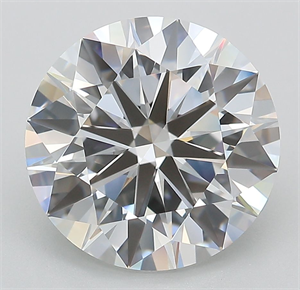 Picture of Lab Grown Diamond 5.02 Carats, Round with Ideal Cut, E Color, VVS1 Clarity and Certified by IGI