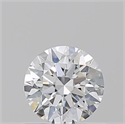 Natural Diamond 0.62 Carats, Round with Excellent Cut, D Color, VVS1 Clarity and Certified by GIA