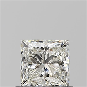 Picture of Natural Diamond 0.60 Carats, Princess with  Cut, I Color, VVS2 Clarity and Certified by GIA