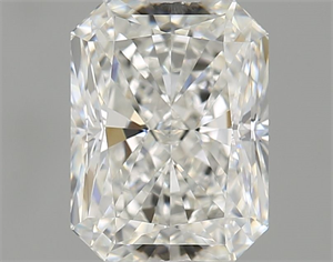 Picture of Natural Diamond 1.50 Carats, Radiant with  Cut, H Color, VS1 Clarity and Certified by GIA