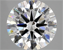 Lab Grown Diamond 4.00 Carats, Round with Excellent Cut, F Color, VS1 Clarity and Certified by IGI