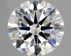Picture of Lab Grown Diamond 4.00 Carats, Round with Excellent Cut, F Color, VS1 Clarity and Certified by IGI