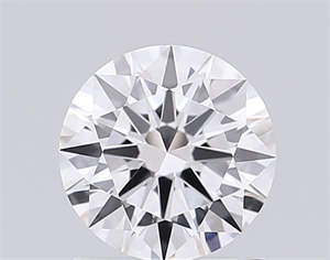 Picture of Lab Grown Diamond 1.06 Carats, Round with Excellent Cut, D Color, VVS2 Clarity and Certified by IGI
