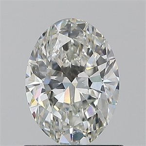 Picture of Natural Diamond 0.90 Carats, Oval with  Cut, G Color, VS2 Clarity and Certified by GIA