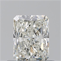 Natural Diamond 0.70 Carats, Radiant with  Cut, J Color, VS1 Clarity and Certified by GIA