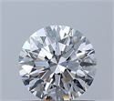 Diamante Natural 0.61 quilates, Redondo , Color E, claridad I1 y certificado GIA