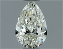 Natural Diamond 0.70 Carats, Pear with  Cut, J Color, VS2 Clarity and Certified by IGI