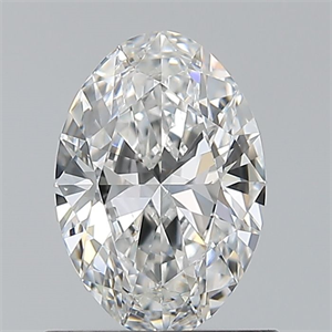 Picture of Natural Diamond 0.74 Carats, Oval with  Cut, F Color, VS2 Clarity and Certified by GIA