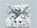 Natural Diamond 1.01 Carats, Princess with  Cut, G Color, VS2 Clarity and Certified by GIA