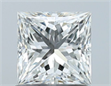 Natural Diamond 1.01 Carats, Princess with  Cut, G Color, VS2 Clarity and Certified by GIA