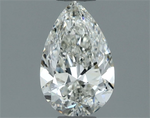 Picture of Natural Diamond 0.70 Carats, Pear with  Cut, H Color, VS1 Clarity and Certified by IGI
