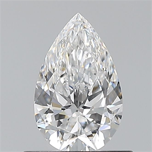 Picture of Natural Diamond 0.60 Carats, Pear with  Cut, D Color, VS1 Clarity and Certified by GIA