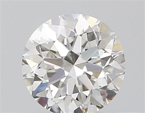 Picture of Natural Diamond 0.40 Carats, Round with Very Good Cut, H Color, VVS2 Clarity and Certified by GIA