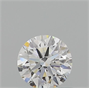 Diamante Natural 0.61 quilates, Redondo , Color D, claridad IF y certificado GIA