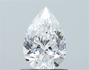 Picture of Natural Diamond 0.70 Carats, Pear with  Cut, E Color, SI1 Clarity and Certified by GIA