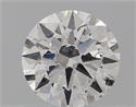 Natural Diamond 0.70 Carats, Round with Excellent Cut, D Color, VS2 Clarity and Certified by GIA